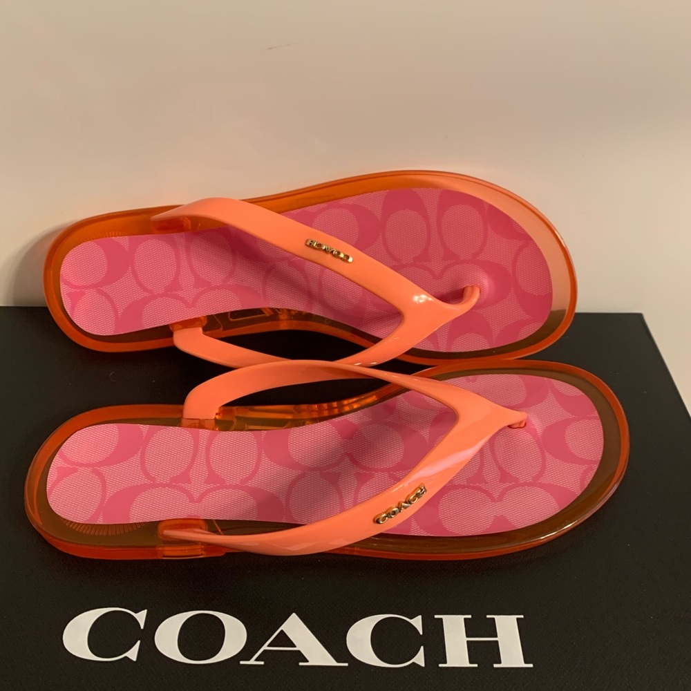 Coach Nisa Jelly Flip Flop Sandals